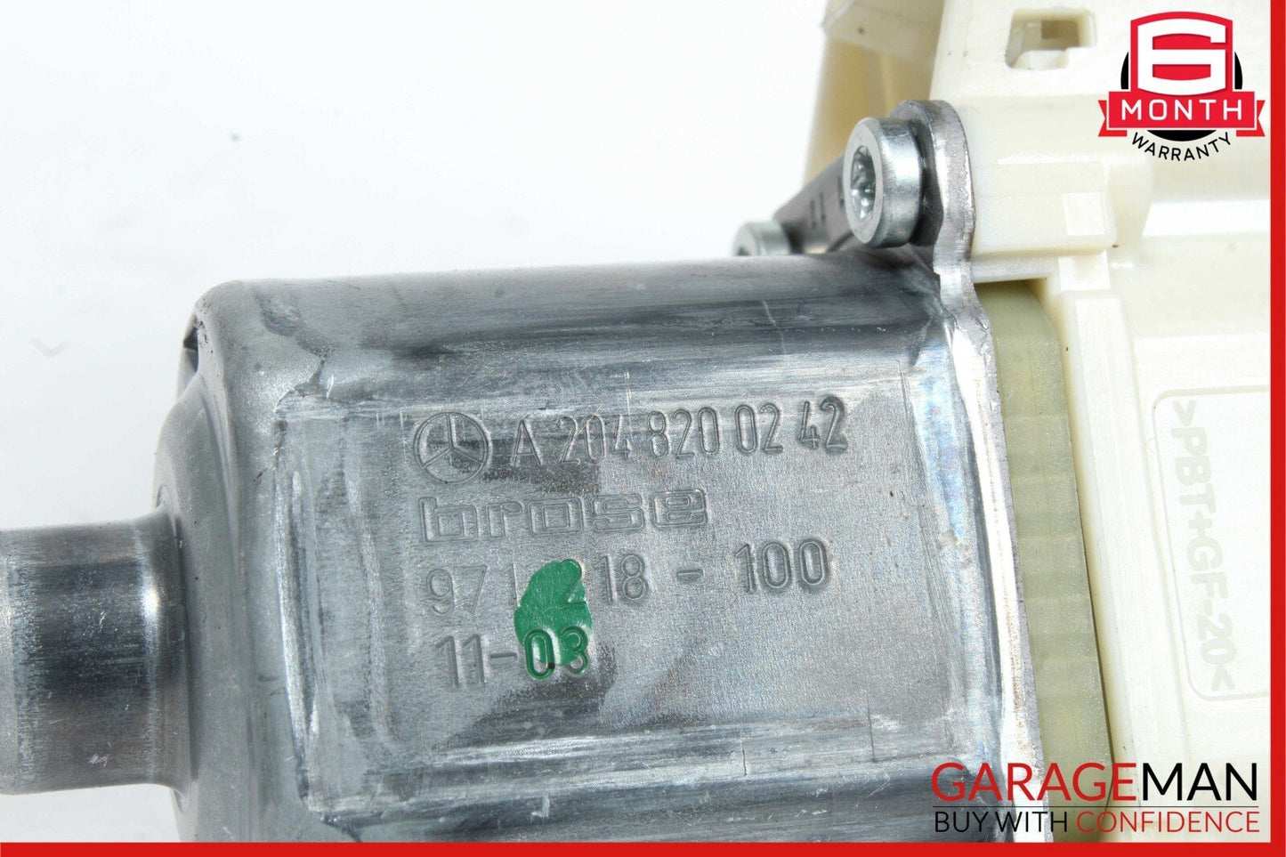 08-14 Mercedes W204 C300 4MATIC Front Right Side Door Window Regulator Motor OEM