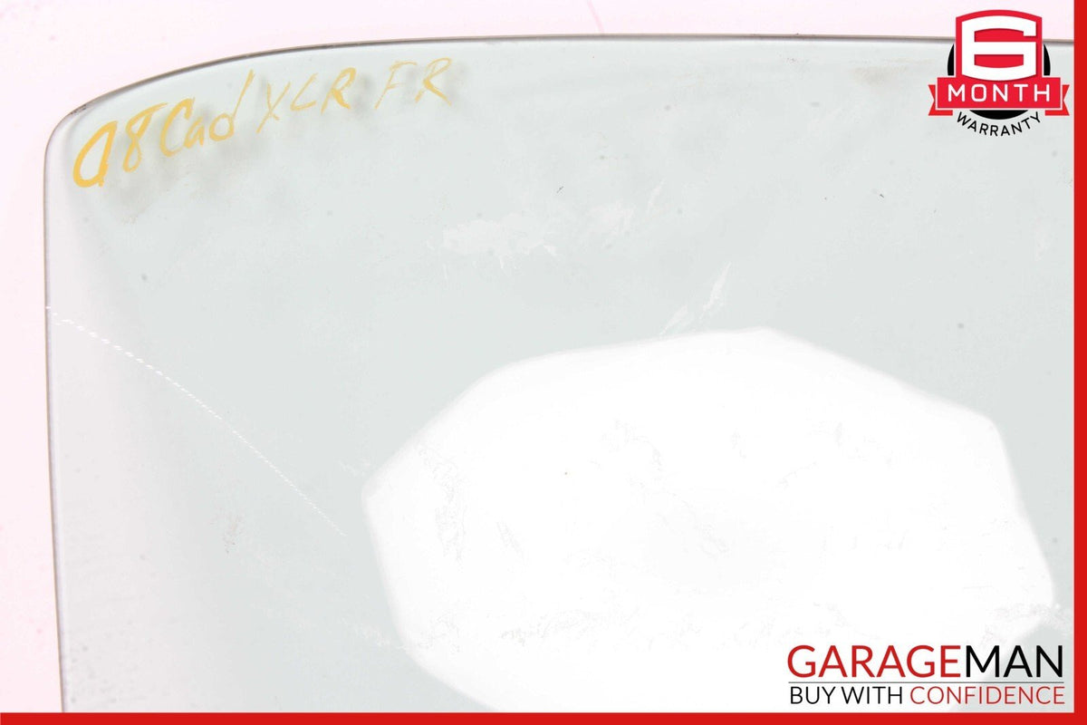 04-09 Cadillac XLR Front Right Side Door Window Glass OEM