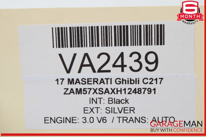 17-22 Maserati Ghibli Levante Push Start Ignition Button 670086493 OEM