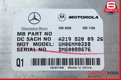 06-12 Mercedes W164 ML350 4MATIC Voice Communication Control Module OEM