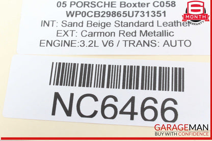 05-12 Porsche Boxster 987 Rear Right / Left Lower Suspension Control Arm OEM