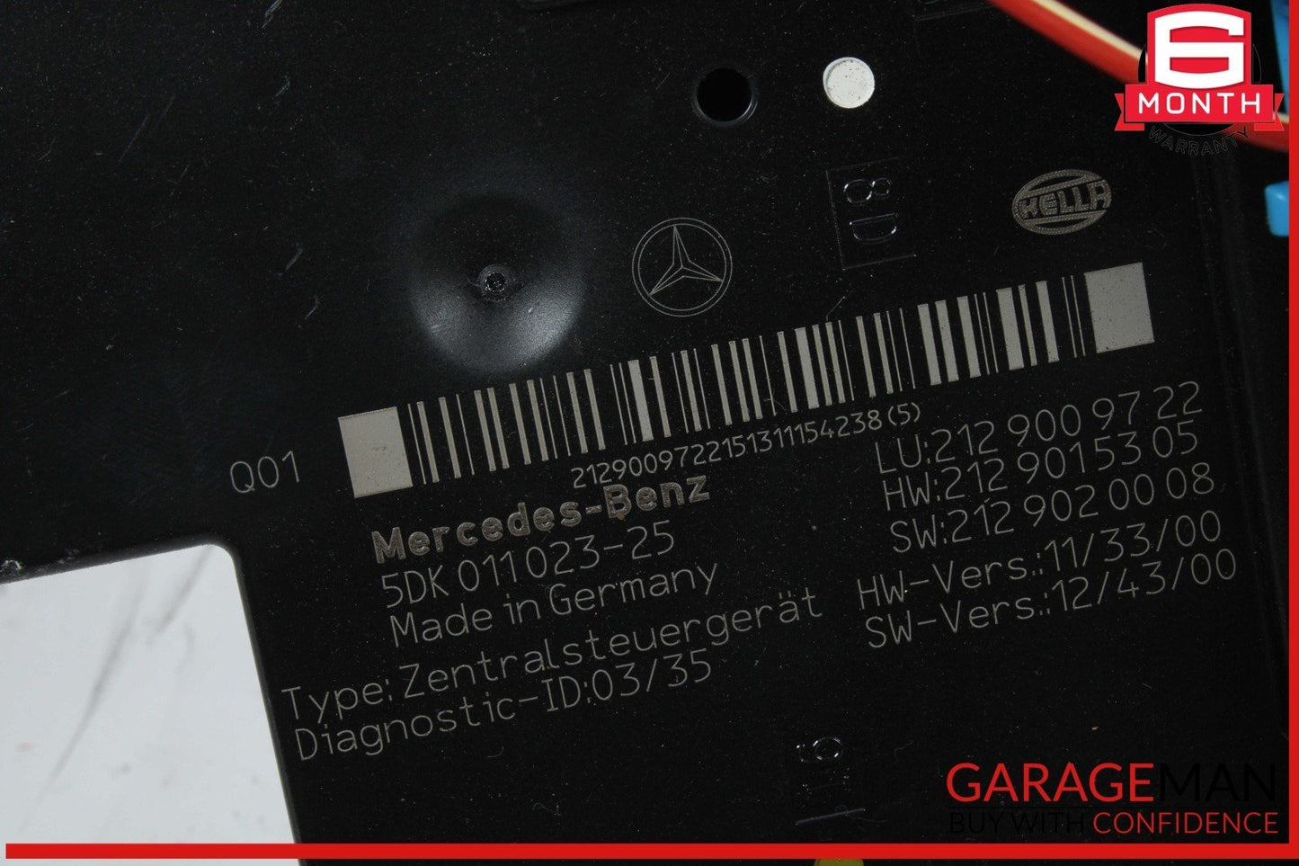 10-18 Mercedes W212 E250 Bluetec Rear SAM Fuse Box Relay Control Module OEM