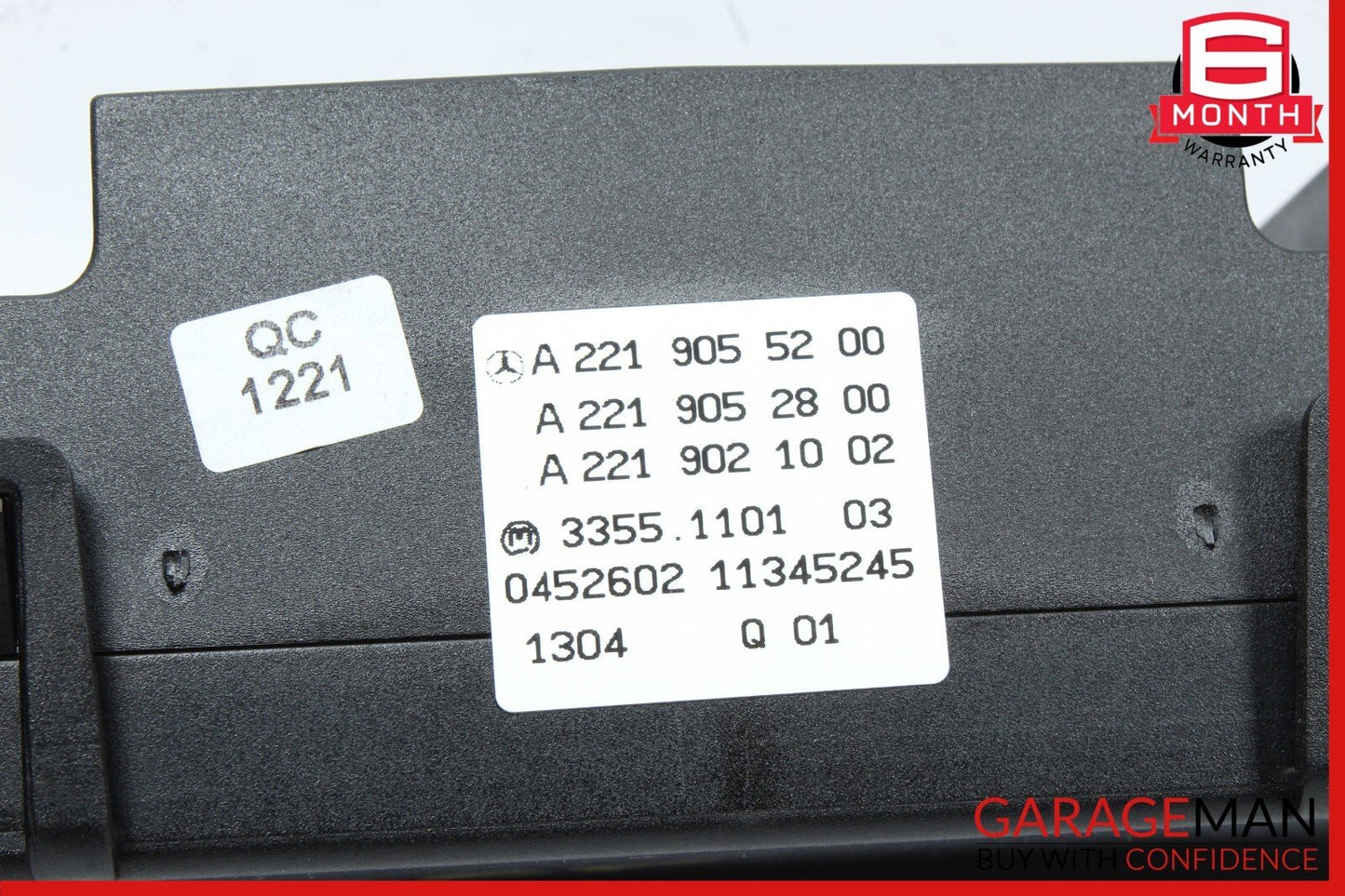 07-14 Mercedes W221 S65 AMG CL550 AC A/C Climate Control Switch Dual Zone OEM