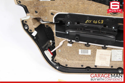 07-09 Mercedes W211 E350 E550 Front Right Interior Door Panel Trim Cover Brown