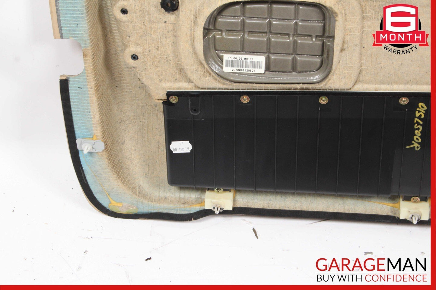 96-02 Mercedes R129 SL500 Front Right Side Interior Door Panel Leather Saffron