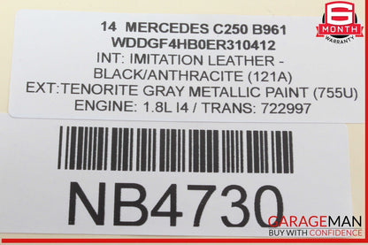 12-14 Mercedes W204 C250 C63 AMG C300 AC A/C Heater Climate Control w/ Trim OEM