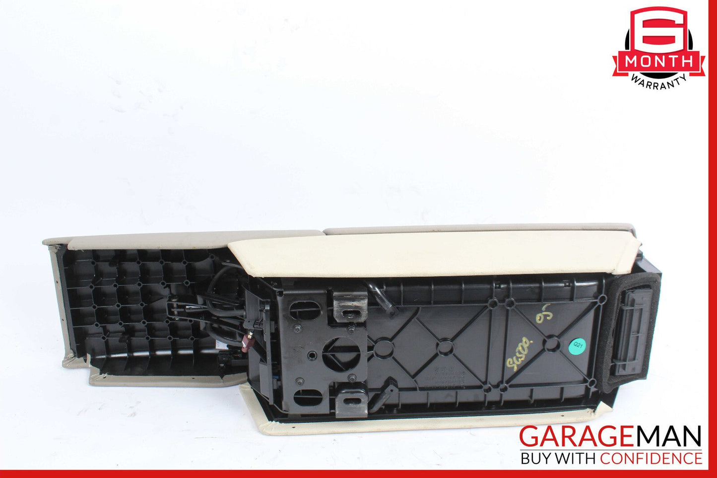 03-06 Mercedes R230 SL500 SL55 Center Console Arm Rest Storage Compartment Tray