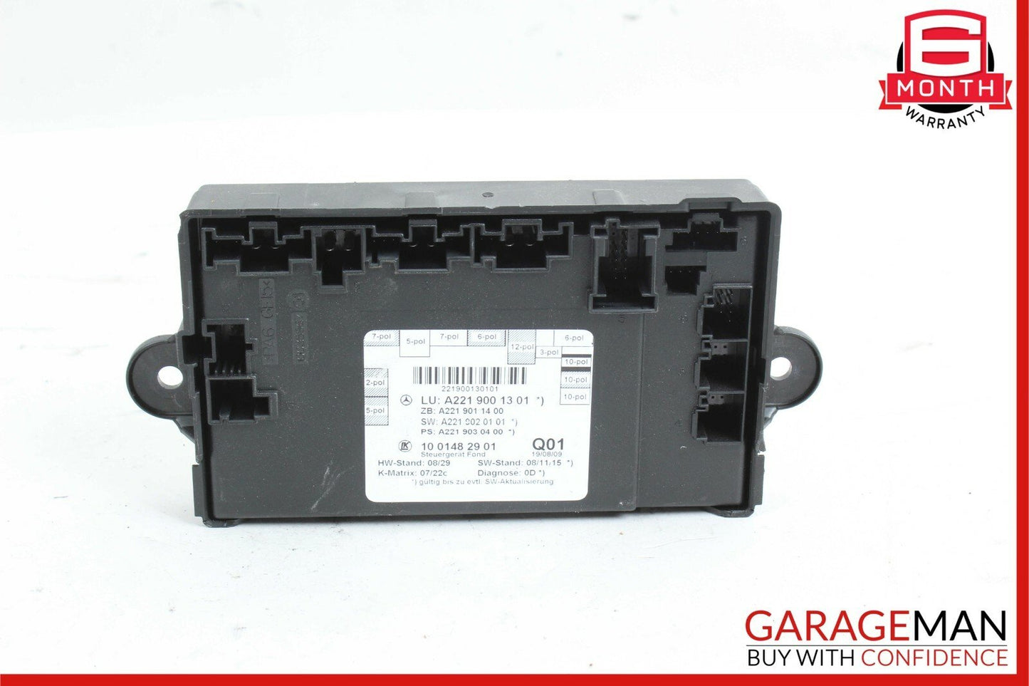 07-13 Mercedes W221 S400 S550 S65 AMG Rear Door Control Module 2218704995 OEM