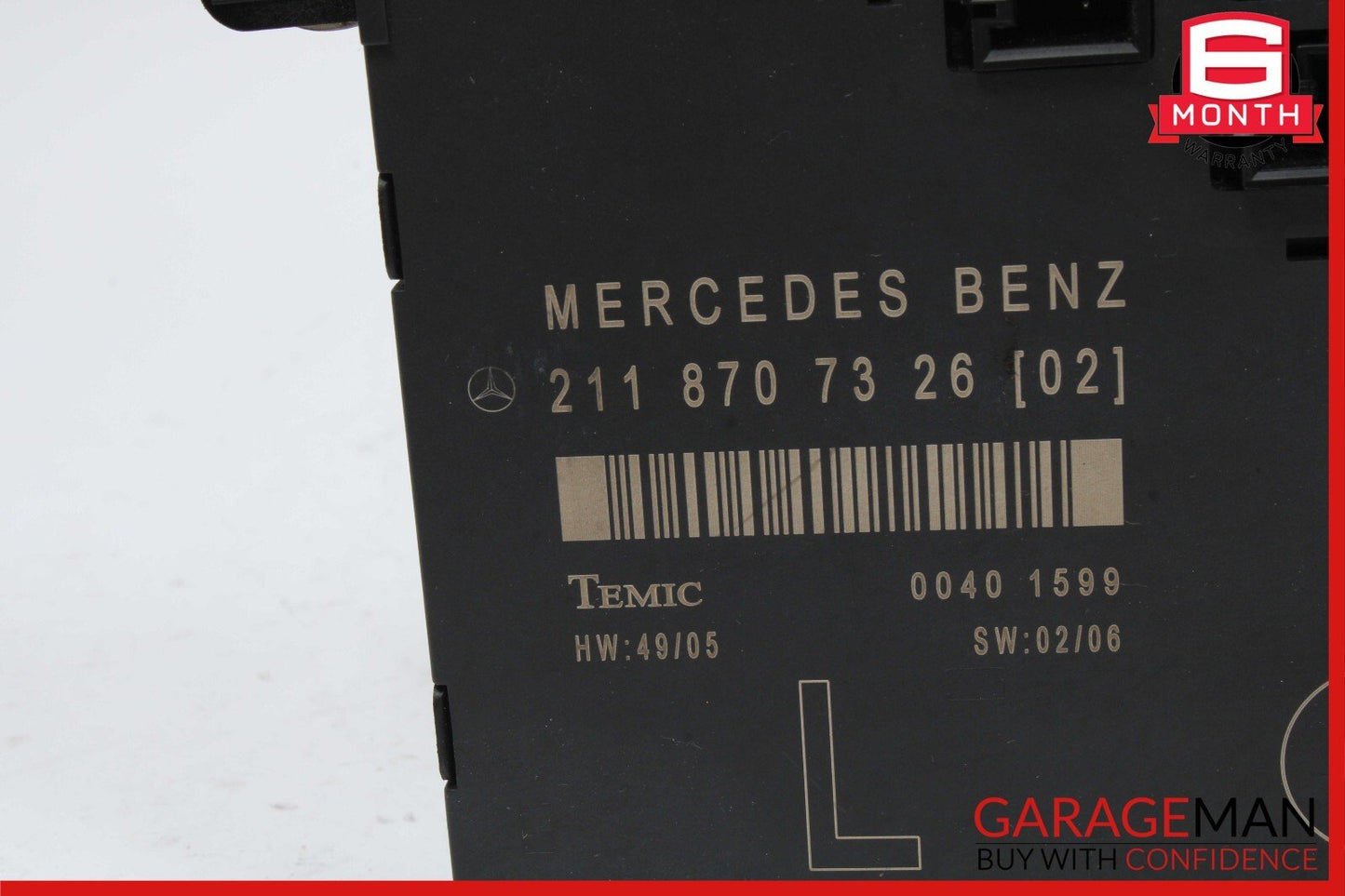 03-09 Mercedes W211 E350 E63 AMG Front Left Driver Side Door Control Module Unit
