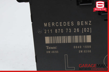 03-09 Mercedes W211 E350 E63 AMG Front Left Driver Side Door Control Module Unit