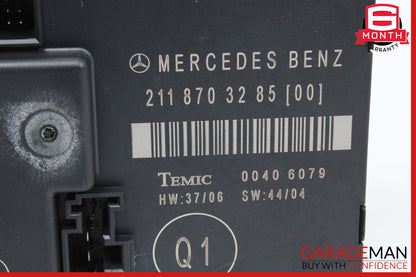 03-09 Mercedes W211 E350 E550 Rear Right Door Control Module 2118704126 OEM