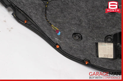 14-16 Mercedes W212 E400 E550 Rear Right Interior Door Panel Leather Grey OEM