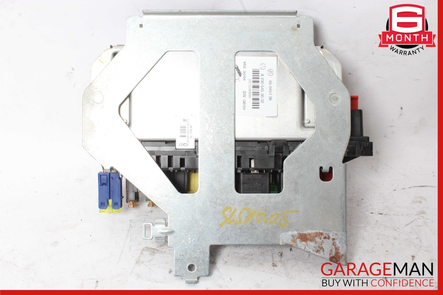 03-12 Mercedes R230 SL500 SL550 SL65 AMG Rear SAM Fuse Box Relay Module Assy