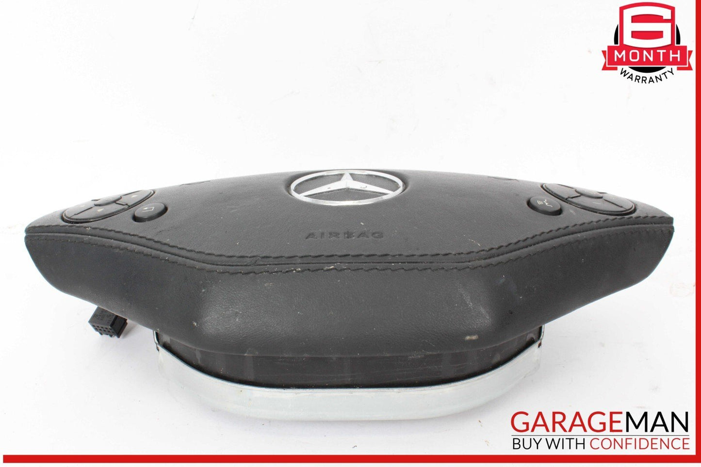 10-14 Mercedes W221 S550 CL550 Steering Wheel Airbag Air Bag Black OEM
