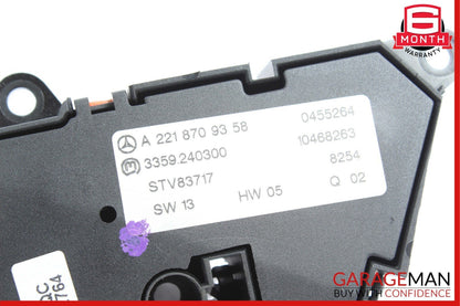 07-14 Mercedes S550 CL550 Front Right Side Seat Adjust Control Memory Switch Set