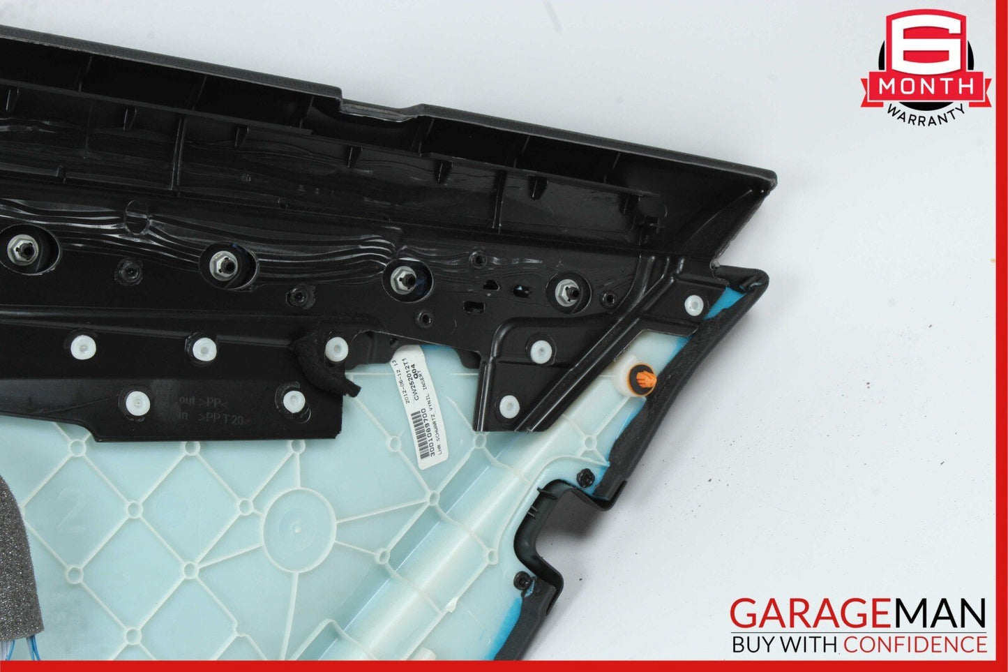 08-14 Mercedes W204 C250 C300 C350 Rear Left Side Interior Door Trim Panel Black