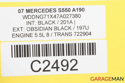 07-13 Mercedes W221 S550 CL550 S63 AMG A/C AC Heater Climate Control Switch OEM