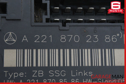07-13 Mercedes W221 S450 S550 Front Left Driver Under Seat Control Module Unit