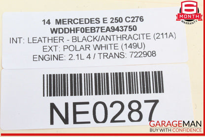 08-18 Mercedes W212 E250 CLS500 C250 Rear Left Side Door Control Module Unit OEM