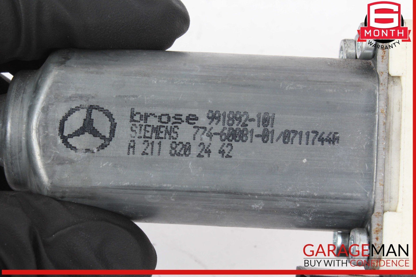 03-09 Mercedes W211 E350 E320 Rear Right Side Door Window Regulator Motor OEM
