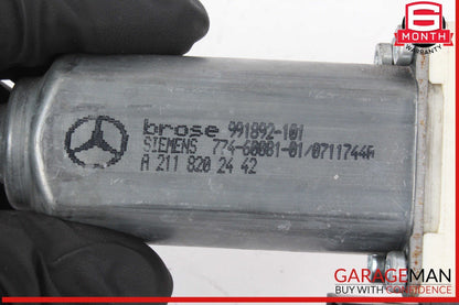 03-09 Mercedes W211 E350 E320 Rear Right Side Door Window Regulator Motor OEM