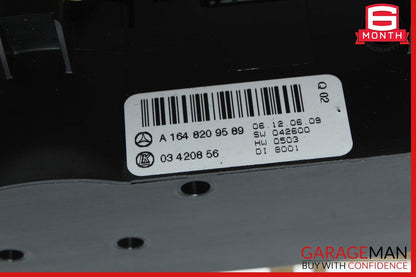 06-09 Mercedes W251 R350 4MATIC Rear Console A/C Heater Switch Control Trim OEM