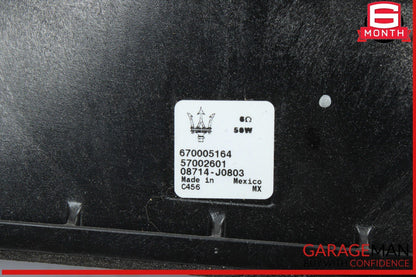 14-17 Maserati Quattroporte S Ghibli Rear Subwoofer Sub Woofer Speaker OEM