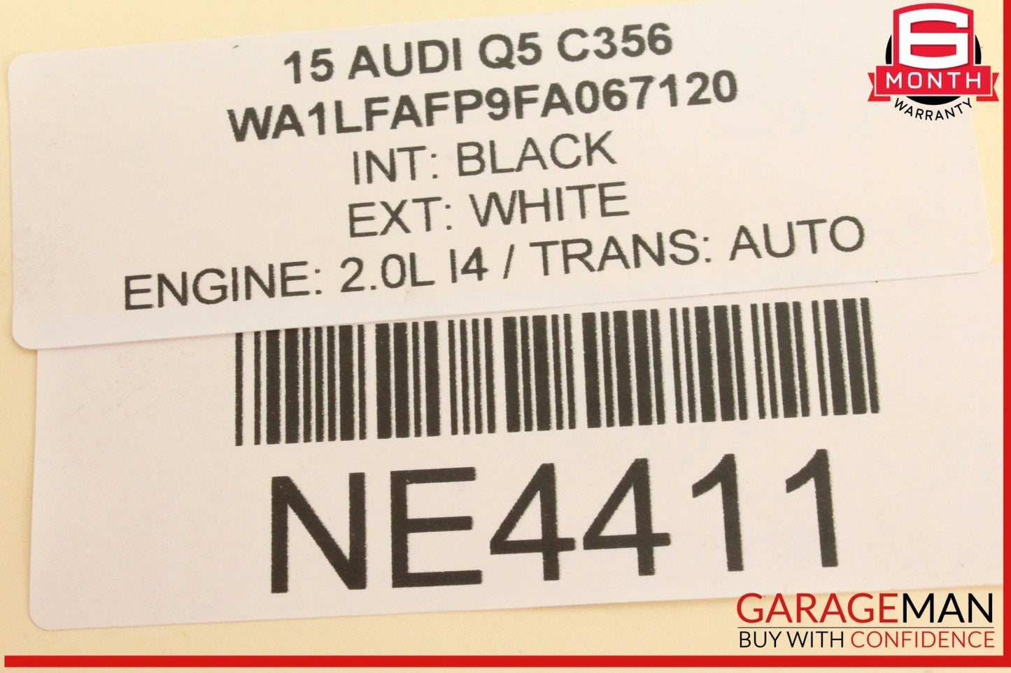 09-18 Audi Q5 A6 A7 Rear Right or Left Side Lower Forward Control Arm 8K0501529L