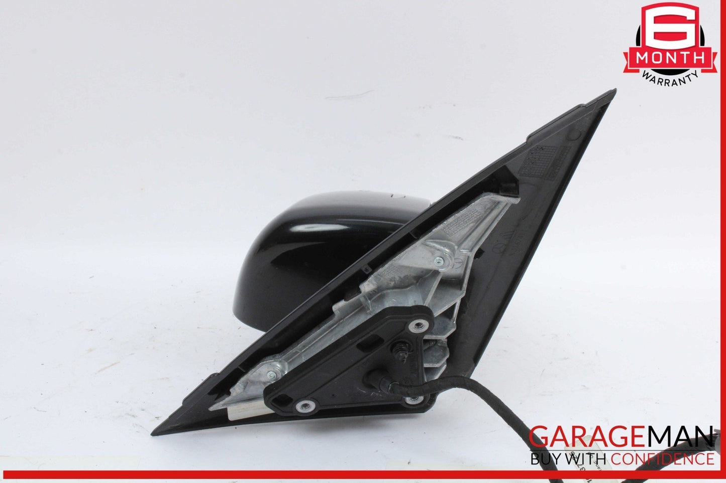 12-15 Mercedes W204 C250 Front Left Side Door Rear View Mirror w/ Blind Spot OEM
