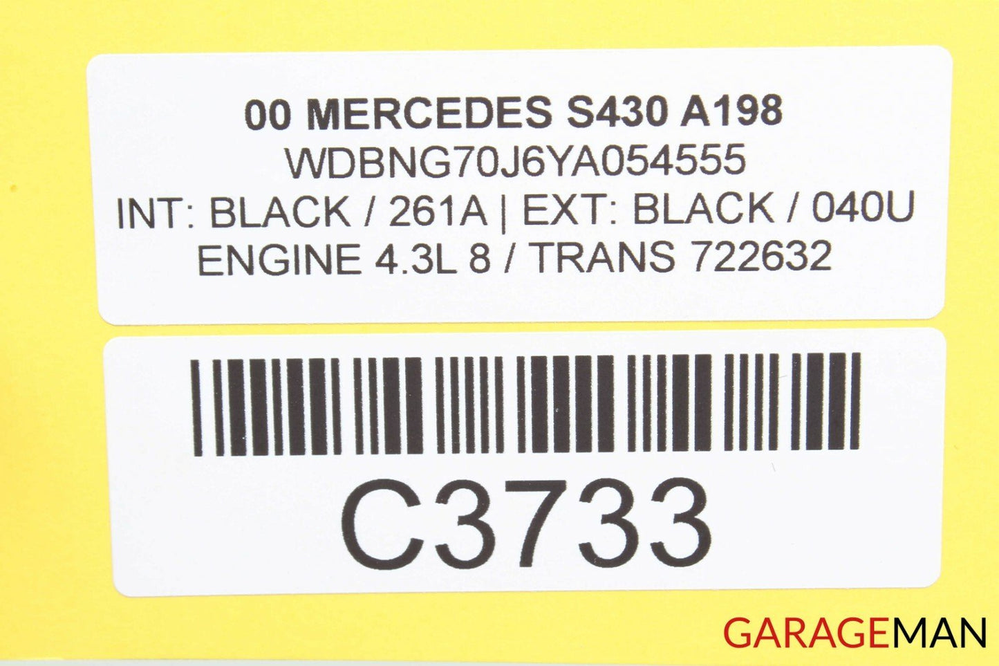 00-06 Mercedes W220 S430 Language Voice Computer Control Module 2208206426 OEM