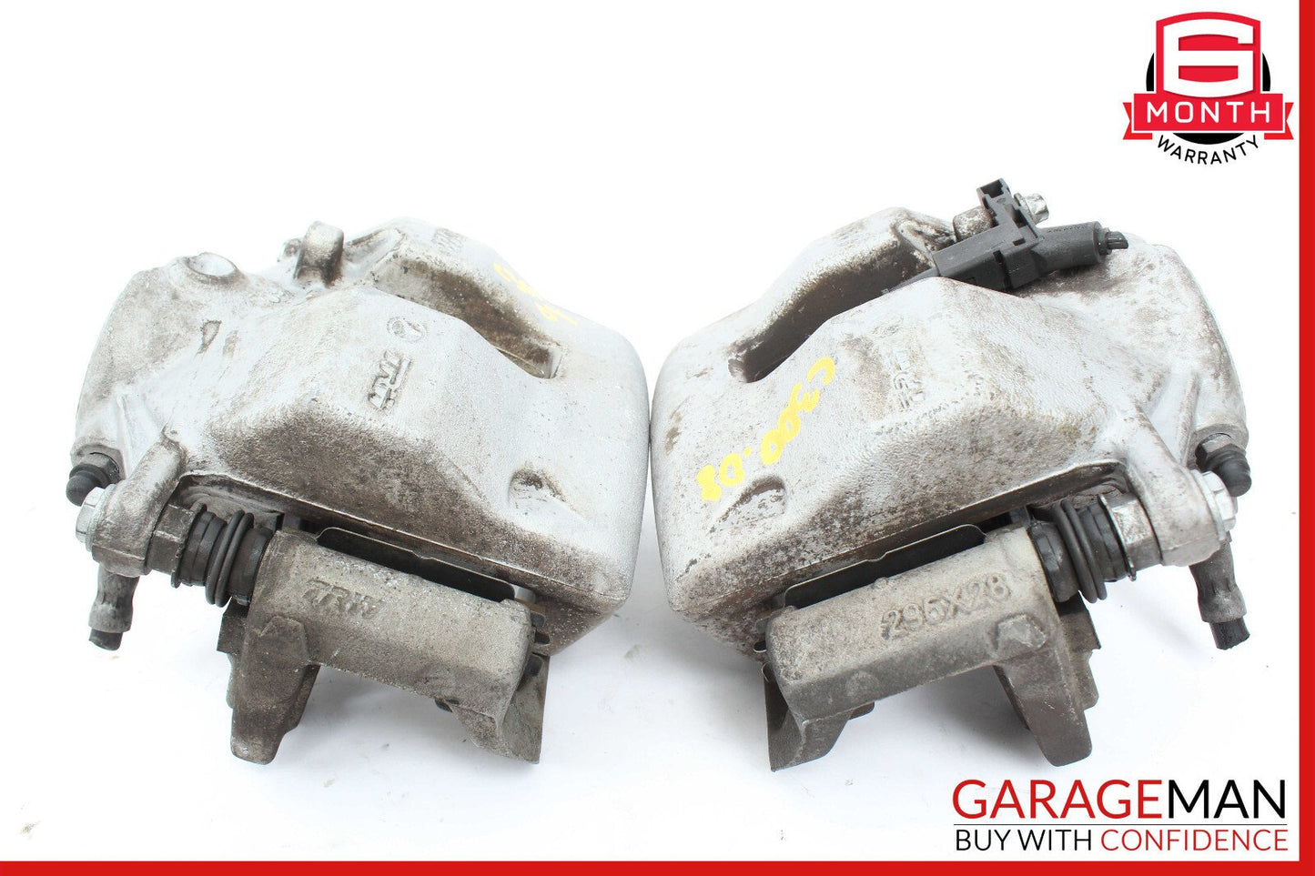 08-14 Mercedes W204 C300 Front Brake Calipers Left and Right Set OEM