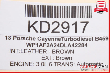 11-17 Porsche Cayenne 958 S Tire Pressure Monitoring System Control Module OEM
