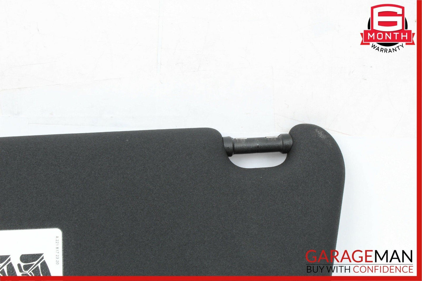 08-14 Mercedes W204 C300 Front Right Side Sunvisor Sun Visor Black OEM