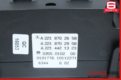 07-14 Mercedes S600 A/C AC Heater Climate Control Switch Controller Module