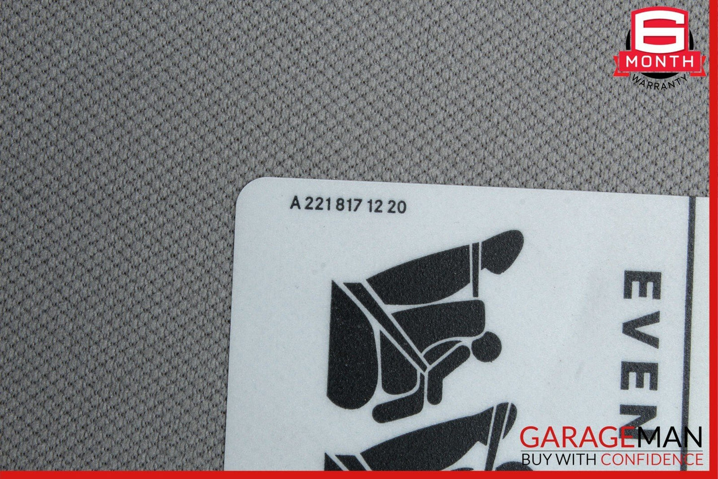 07-13 Mercedes W221 S550 Front Left Sun Visor Sun Shade Sunshade Sunvisor Suede