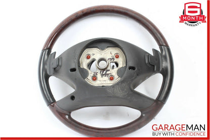 10-14 Mercedes W221 S550 CL550 Steering Wheel Wood Trim Black w/ Paddle Shifters