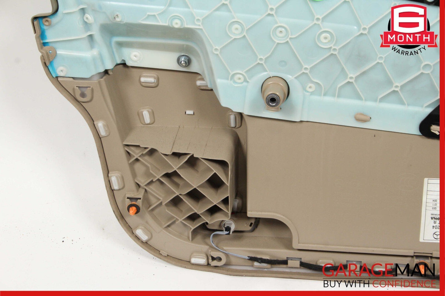 08-14 Mercedes W204 C250 C300 Sedan Front Right Side Interior Door Panel Beige