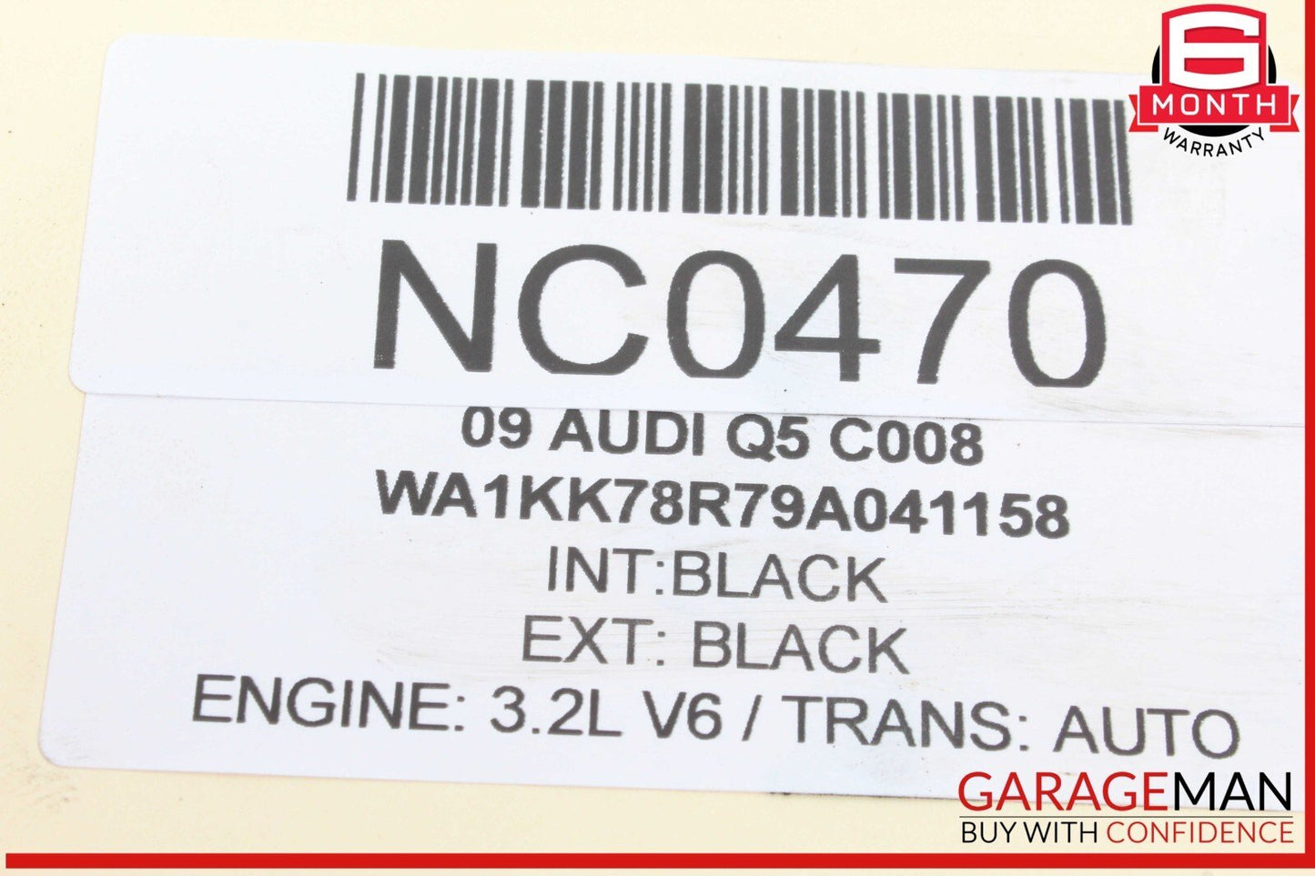 09-12 Audi Q5 Left Driver Side Exhaust Manifold 06E253033F OEM