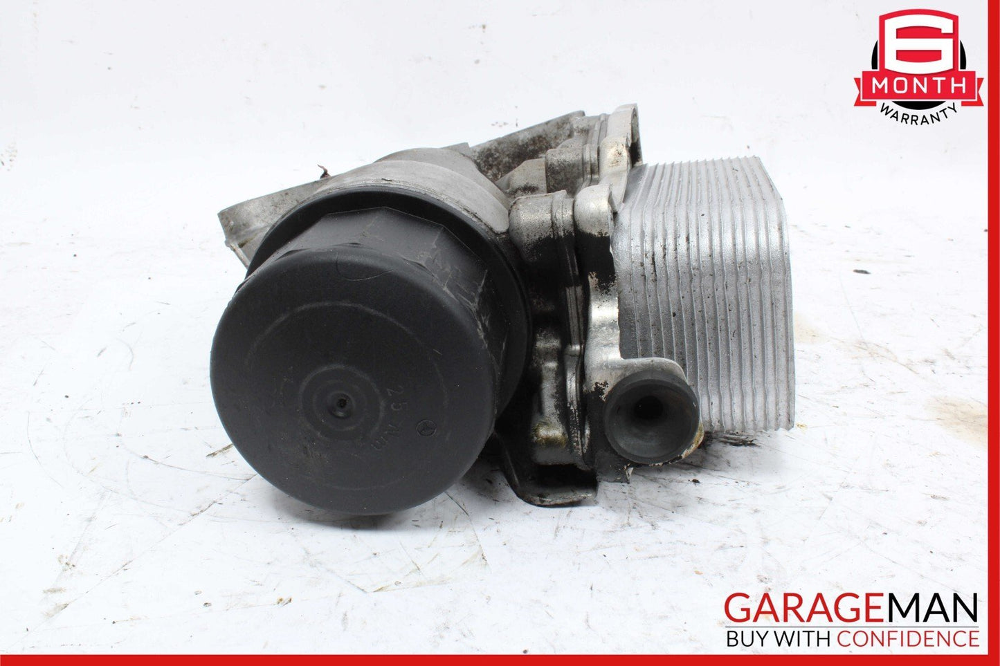 05-13 Mercedes W164 ML350 E350 M272 Engine Oil Filter Cooler Housing 2721800410