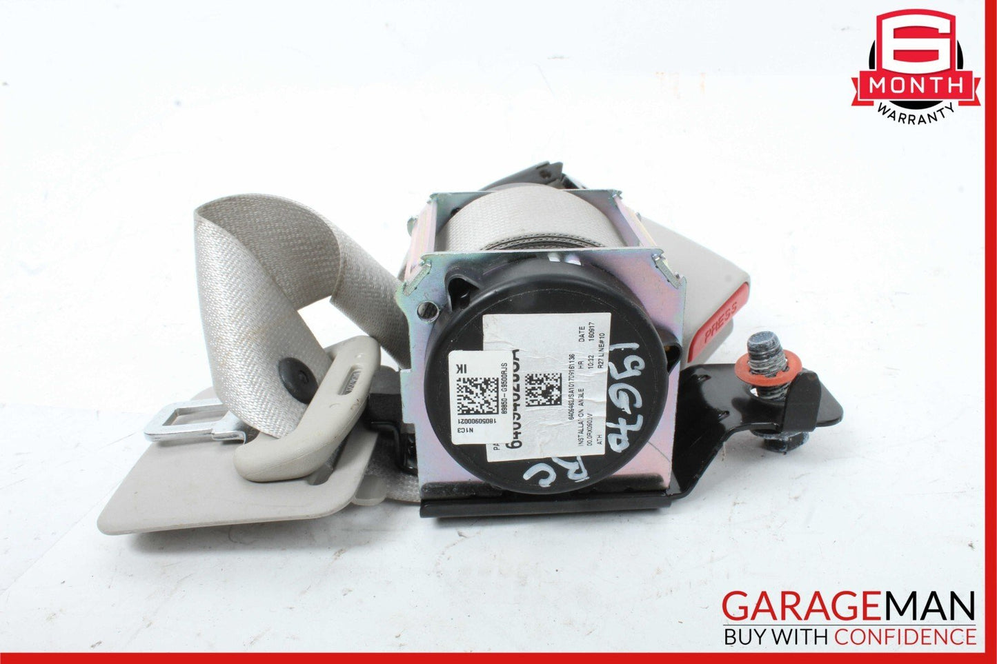19-21 Genesis G70 Rear Center Side Seatbelt Seat Belt Retractor 89850-G9500 OEM
