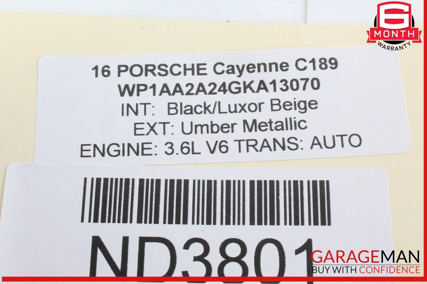 15-24 Porsche Cayenne 958 Rear Left or Right Side Door Control Module 4H0959795P