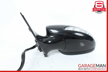 07-09 Mercedes W221 S550 S600 Front Left Side Mirror Door Rear View Black OEM