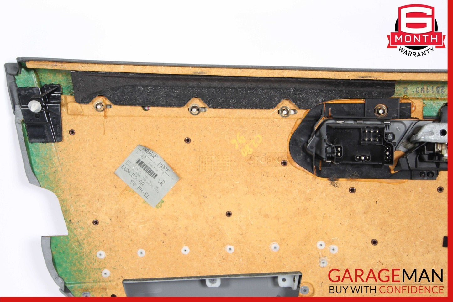 96-97 Mercedes W202 C230 C280 Front Right Side Interior Door Panel Cover Grey