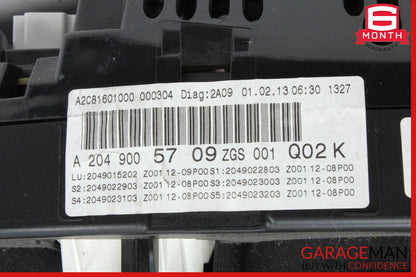 13-15 Mercedes X204 GLK250 Speedometer Odometer Instrument Cluster Gauge OEM