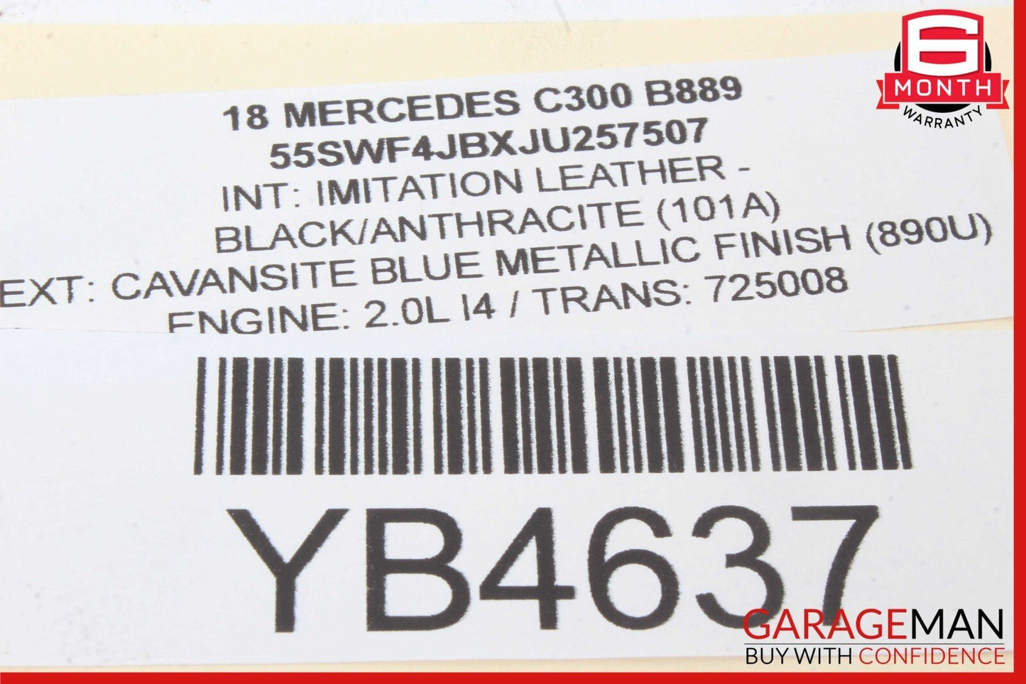 15-20 Mercedes W205 C300 C350e Front Left Side Door Window Regulator Motor OEM