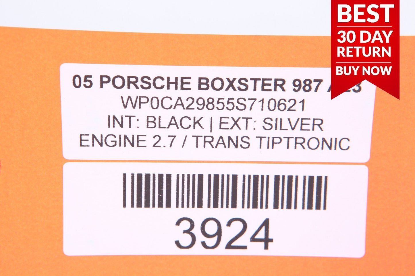 05-08 Porsche Boxster 987 Interior Brake Stop Foot Pedal Assembly A23 OEM