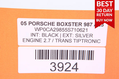05-08 Porsche Boxster 987 Interior Brake Stop Foot Pedal Assembly A23 OEM