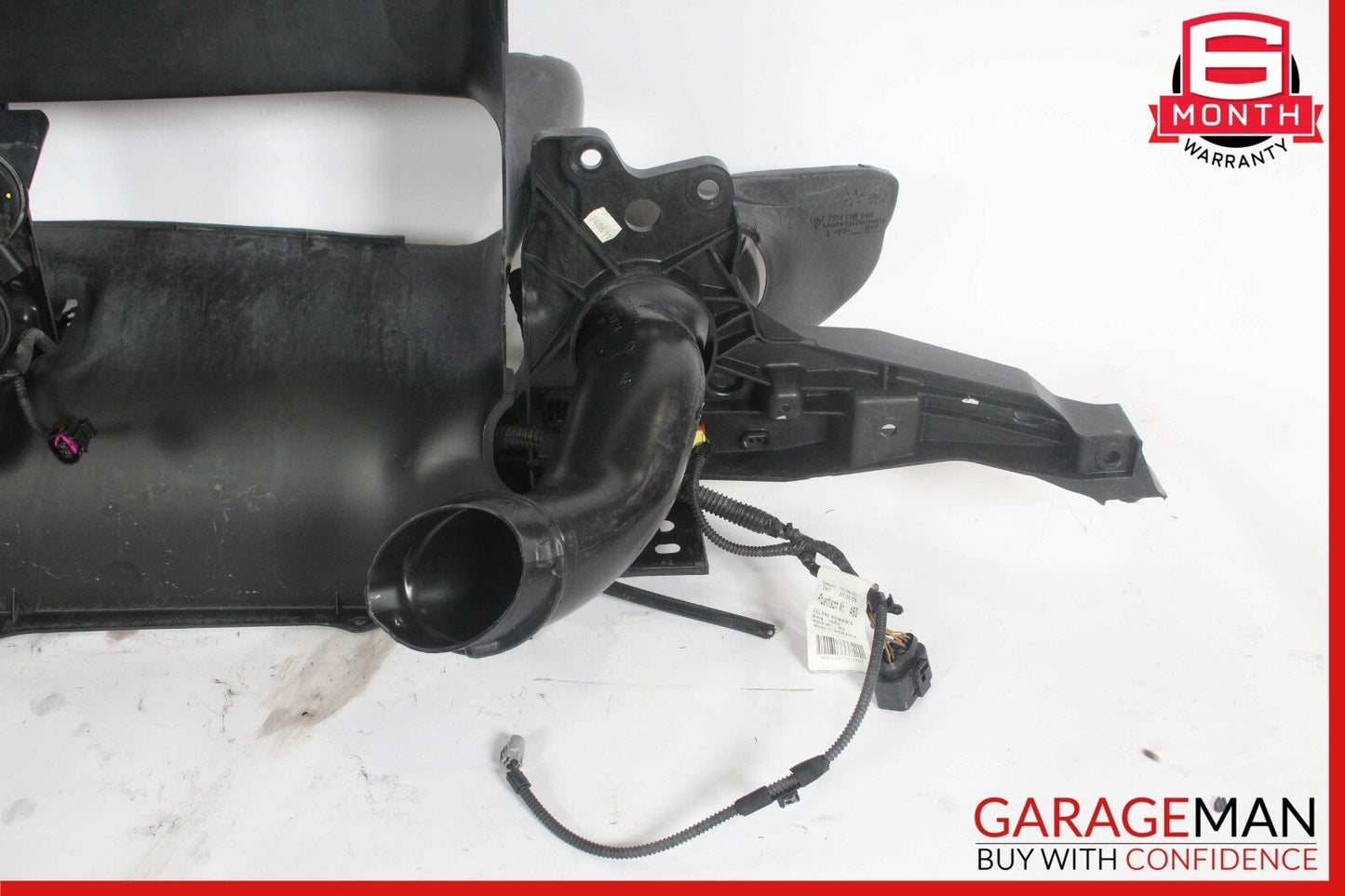 11-14 Porsche Cayenne 958 Hybrid S Radiator Coolant Hose Air Duct Pipe Assy OEM