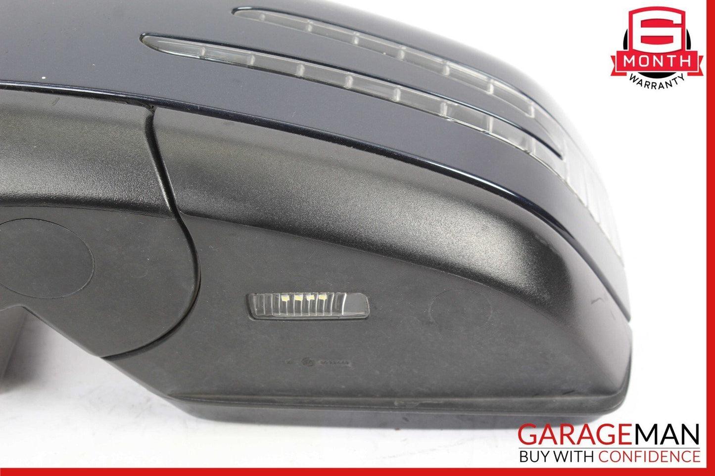 13-16 Mercedes X166 GL450 Front Left Side Mirror Glass Rear View Blind Spot Assy