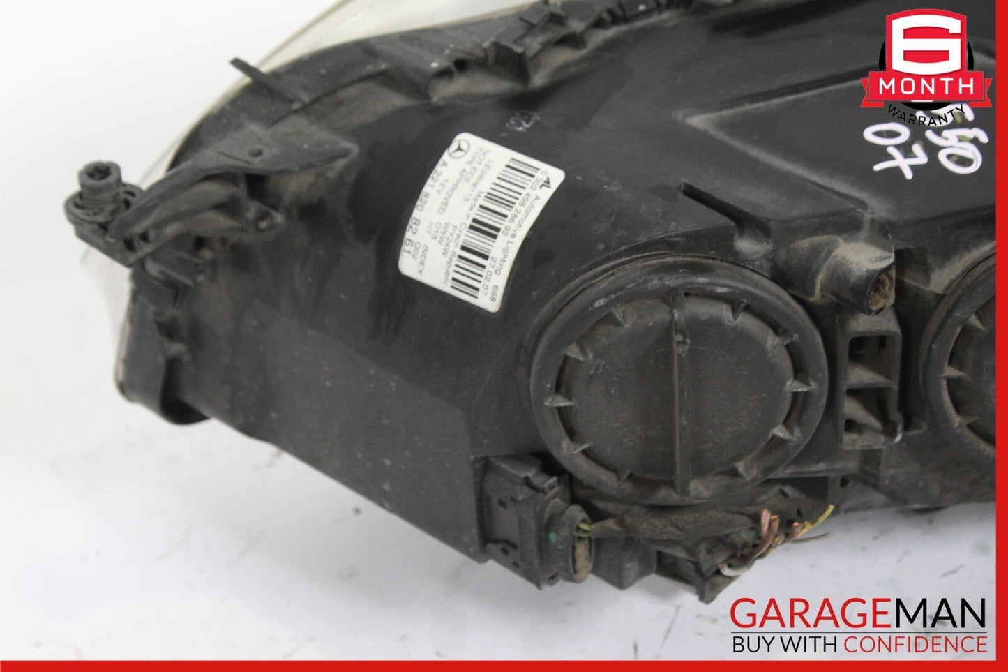 07-09 Mercedes W221 S63 Right Passenger Side Headlight Lamp Bi Xenon OEM